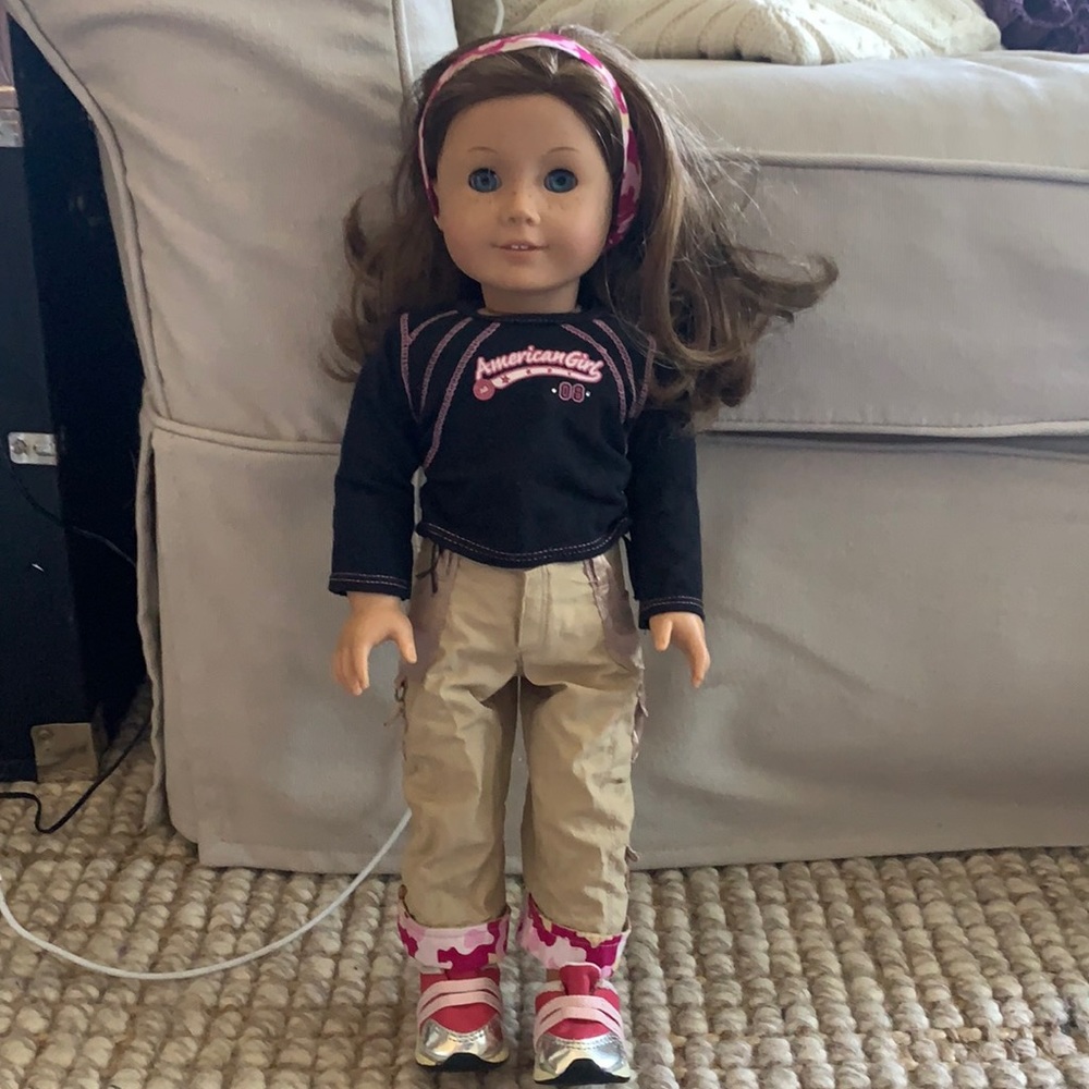 American girl camo cool girl outfit